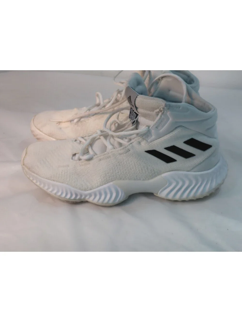 adidas Pro Bounce 2018 'White Black' 600001 Men's Shoes 10.5